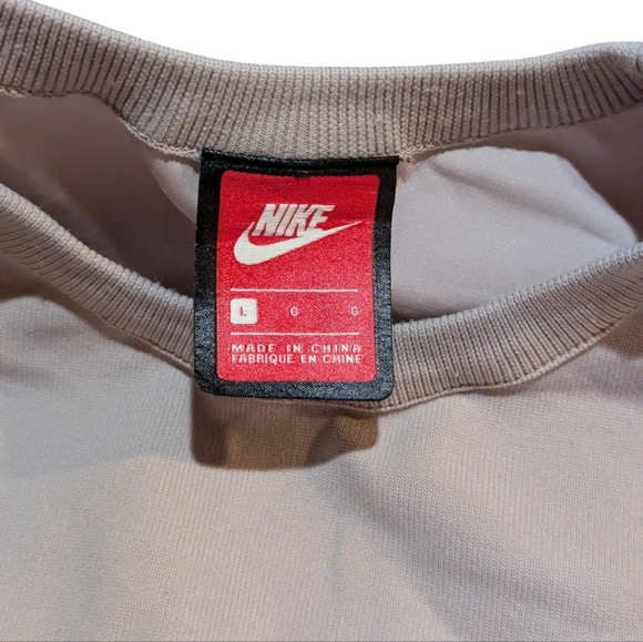 Nike Sportswear Tech Knit Shirt Plum Chalk Long Sleeve Large 886177-036 Active - Picture 3 of 6